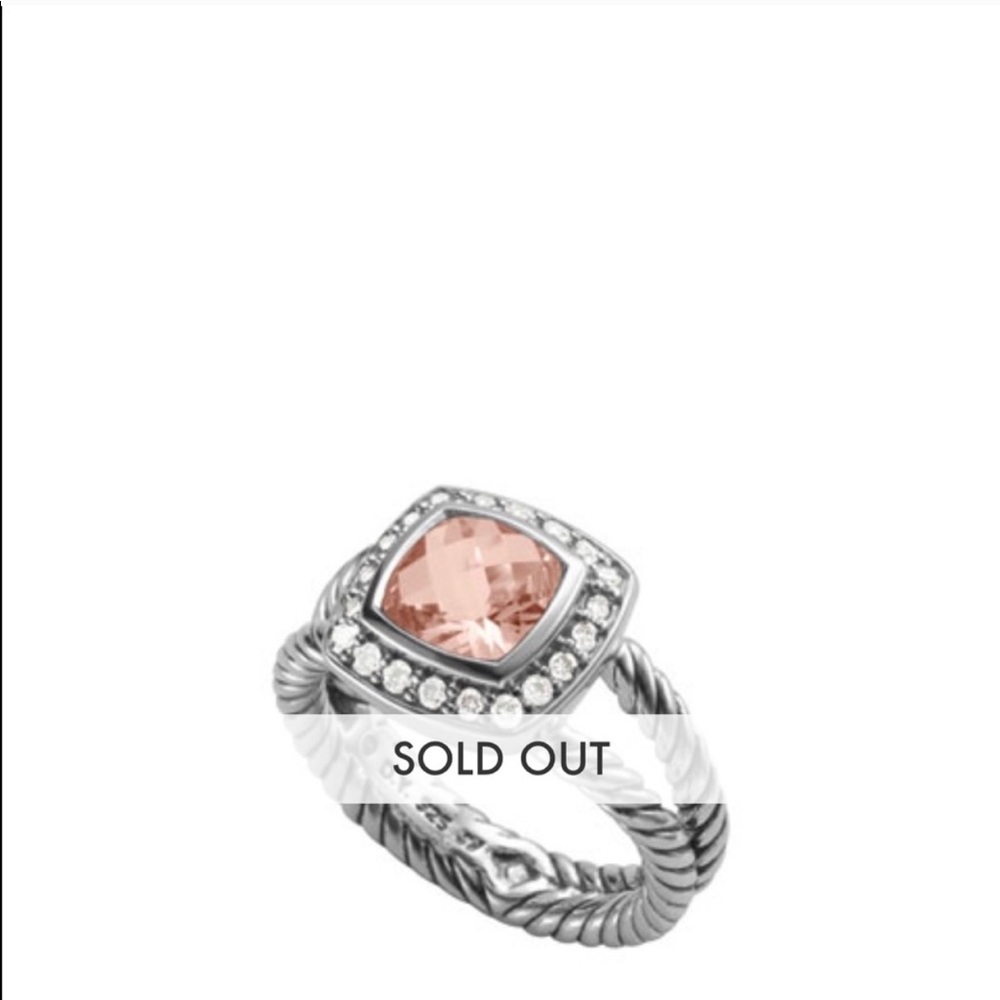 David Yurman Albion Morganite Petite Ring